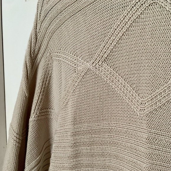 Apt 9 beige chunky knit cocoon sweater - Picture 9 of 12